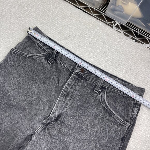 Vintage Rustler Jeans *36x30* Grey Pants Rancher Cowboy Tag Made In USA 90s Read - Picture 5 of 9